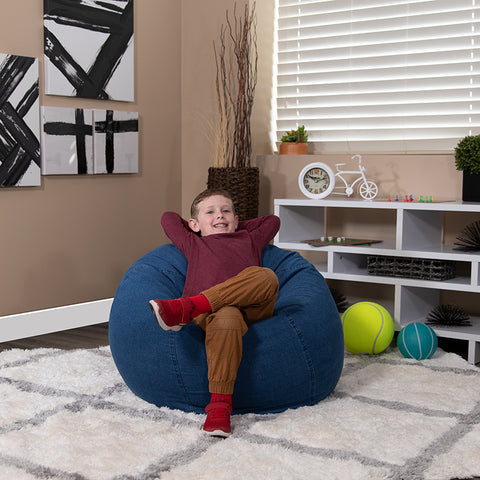 Royal Blue Bean Bag Chair