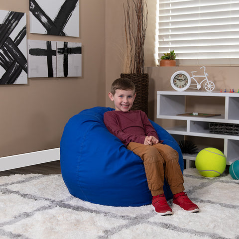 Royal Blue Bean Bag Chair