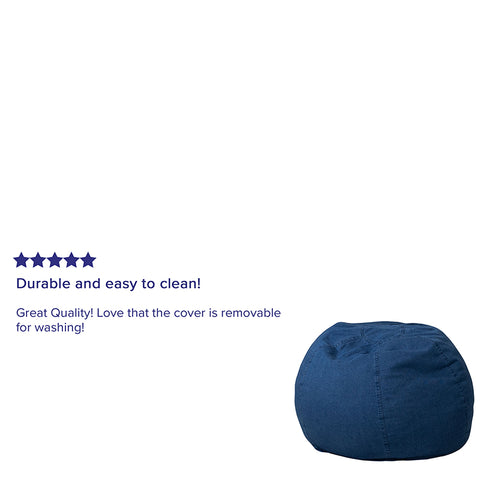 Royal Blue Bean Bag Chair