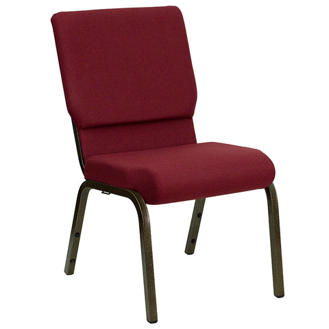 Purple Fabric Church Chair