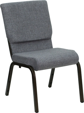 Purple Fabric Church Chair