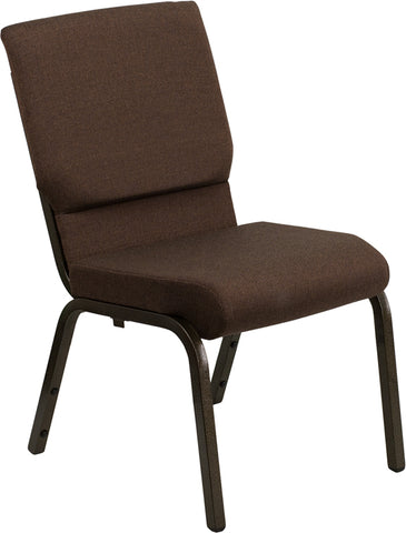 Purple Fabric Church Chair