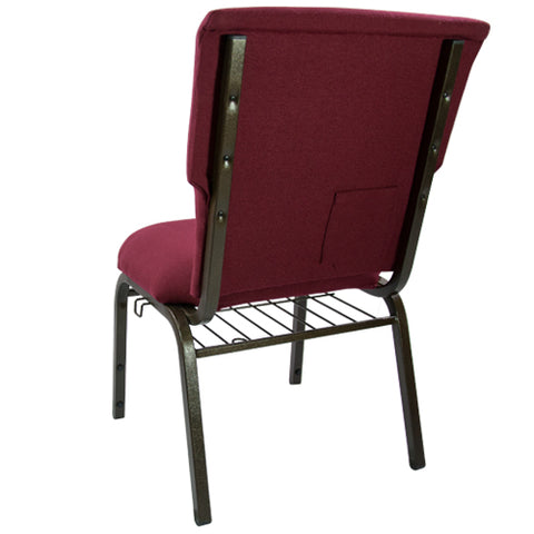 Black Marble Church Chair 21"