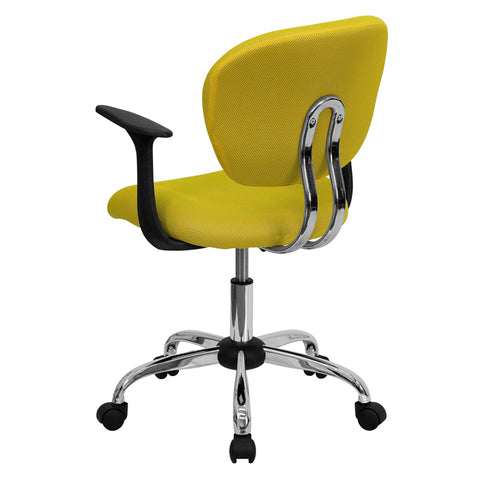 Yellow Mid-Back Task Chair