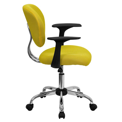 Yellow Mid-Back Task Chair