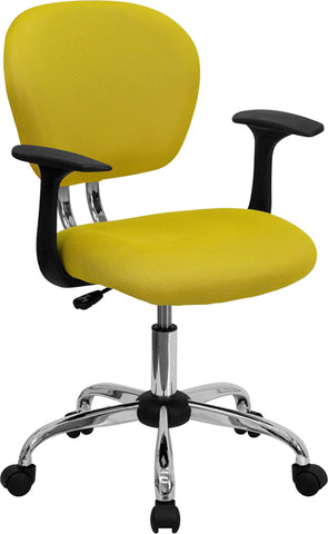 Yellow Mid-Back Task Chair