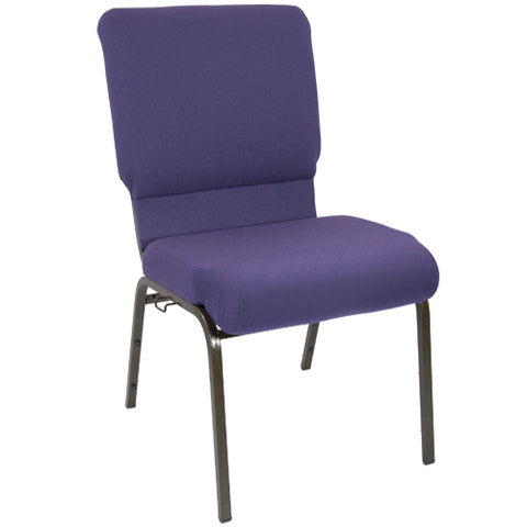 Eggplant Church Chair 18.5"