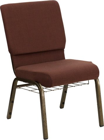 Red Fabric Church Chair