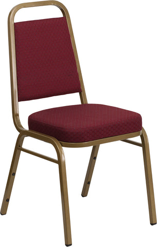 Burgundy Vinyl Banquet Chair