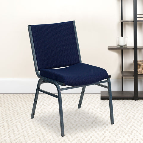 Navy Fabric Stack Chair