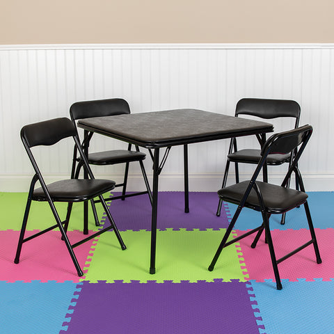 5 PC Kids Folding Table Set