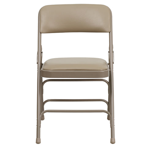 Gray Vinyl Folding Chair