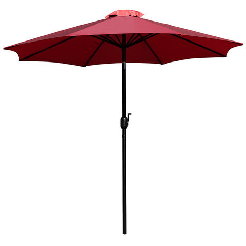 Teal 9 FT Round Patio Umbrella