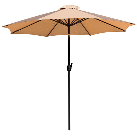 Teal 9 FT Round Patio Umbrella