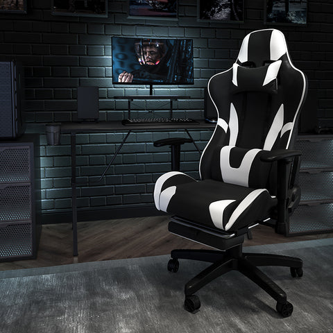 Black Gaming Desk & Chair Set