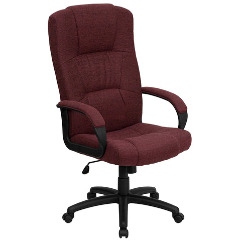 Burgundy High Back Chair