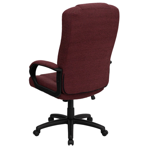 Burgundy High Back Chair