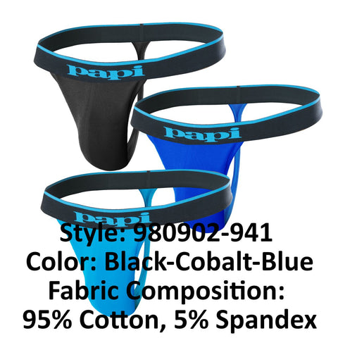 3PK Cotton Stretch Thong