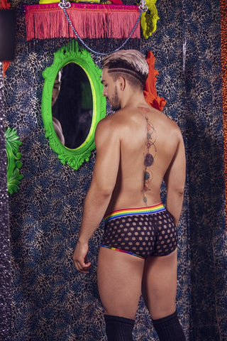 Polka Mesh Trunks