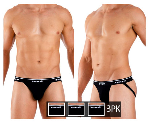 3PK 1X1 Rib Jockstrap