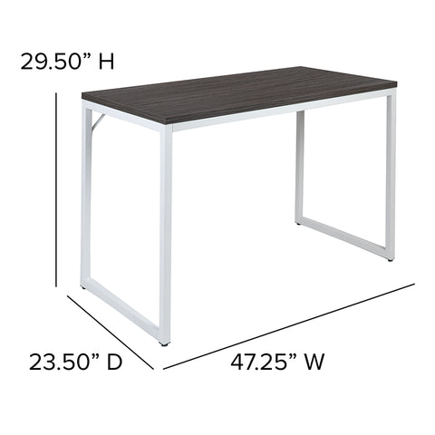 Rustic Gray Commercial Desk