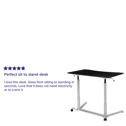 Sit-Stand Light Gray Desk