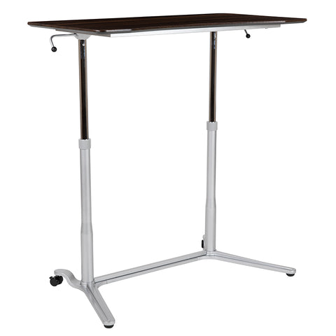 Sit-Stand Light Gray Desk