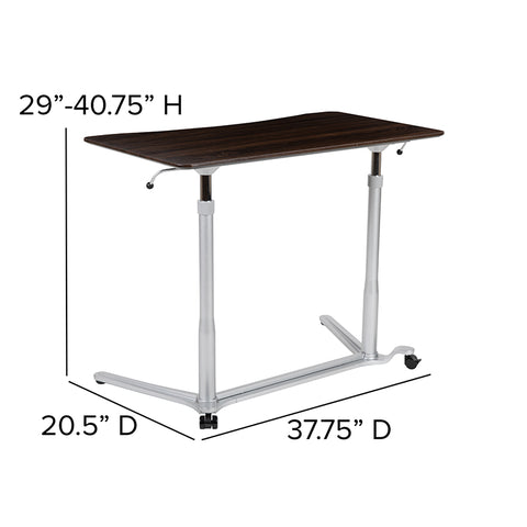 Sit-Stand Light Gray Desk