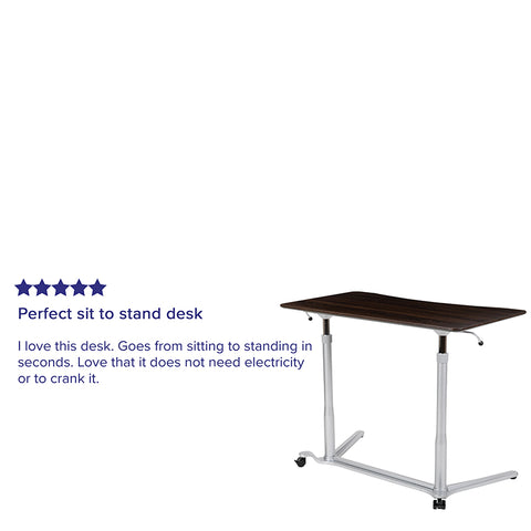 Sit-Stand Light Gray Desk