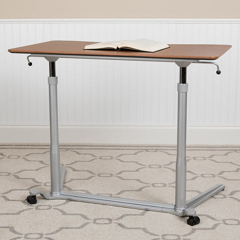 Sit-Stand Light Gray Desk