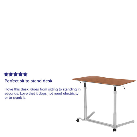 Sit-Stand Light Gray Desk