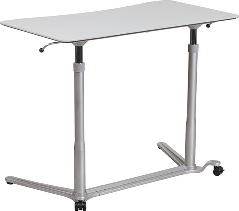 Sit-Stand Light Gray Desk