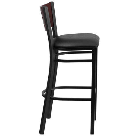 Black Cutout Stool-Mah Seat