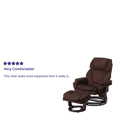 Brown Microfiber Recliner