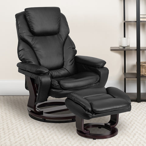 Brown Microfiber Recliner