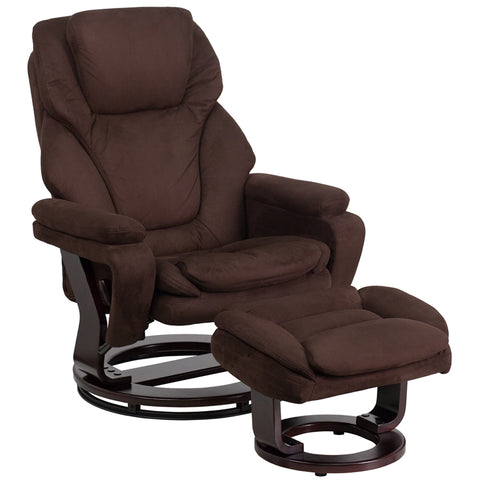 Brown Microfiber Recliner