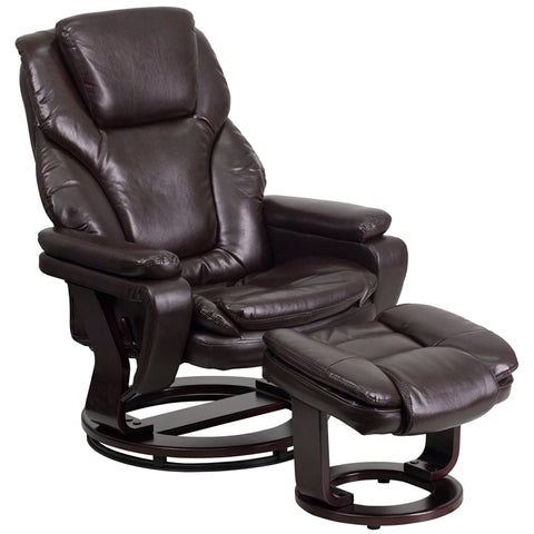 Brown Microfiber Recliner