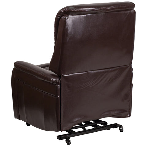 Brown Microfiber Lift Recliner