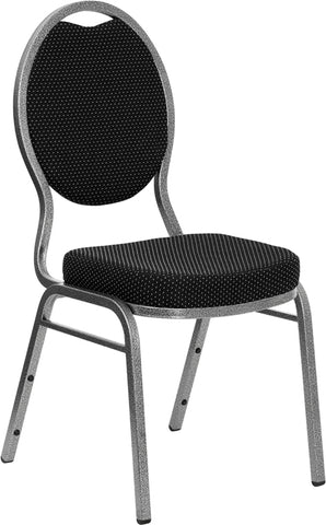 Black Fabric Banquet Chair