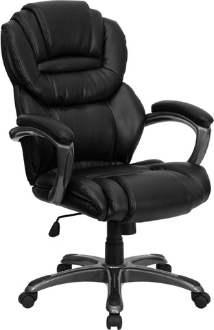 Brown High Back Leather Chair