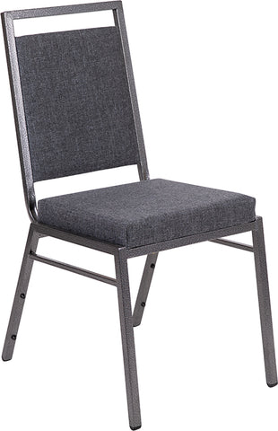 Dark Gray Fabric Banquet Chair