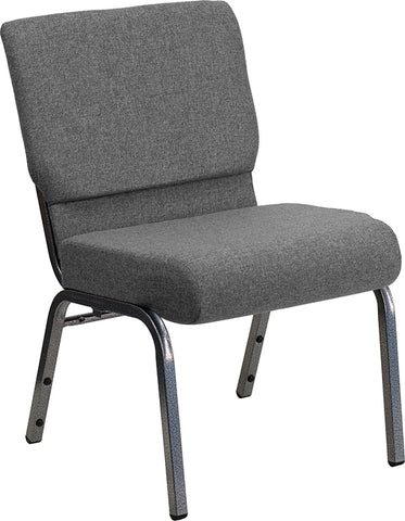 Gray Fabric Church Chair