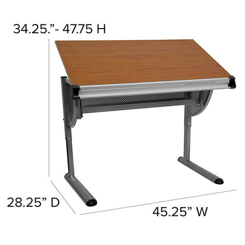 Cherry Adjustable Draft Table