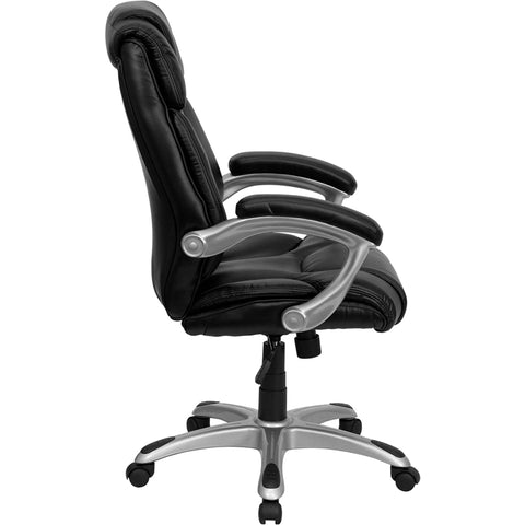 Black High Back Leather Chair