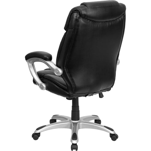 Black High Back Leather Chair