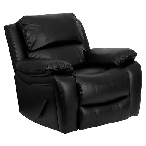 Brown Leather Rocker Recliner