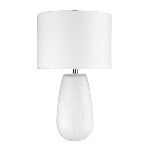 Trend Home 1-Light White Table Lamp