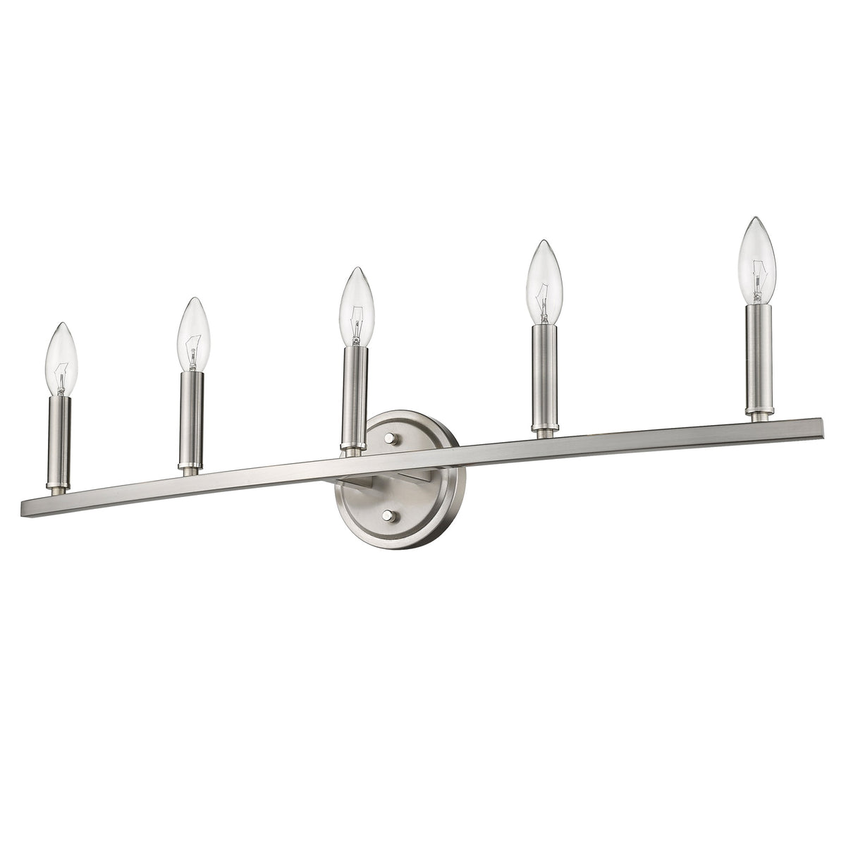 Sawyer 5-Light Satin Nickel Vanity