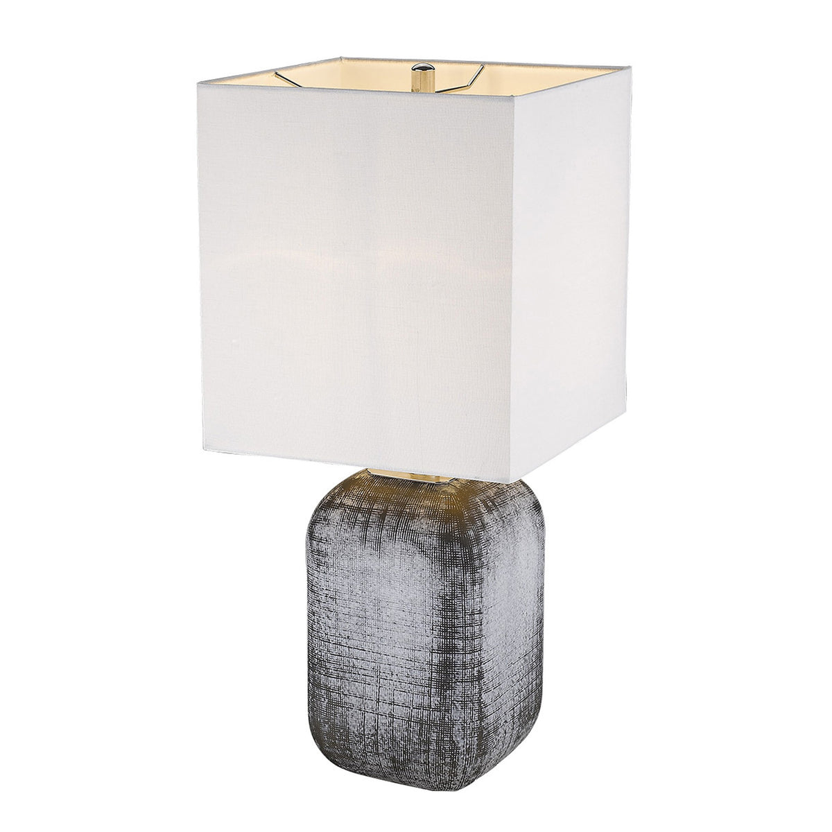 Trend Home 1-Light Polished Nickel Table Lamp