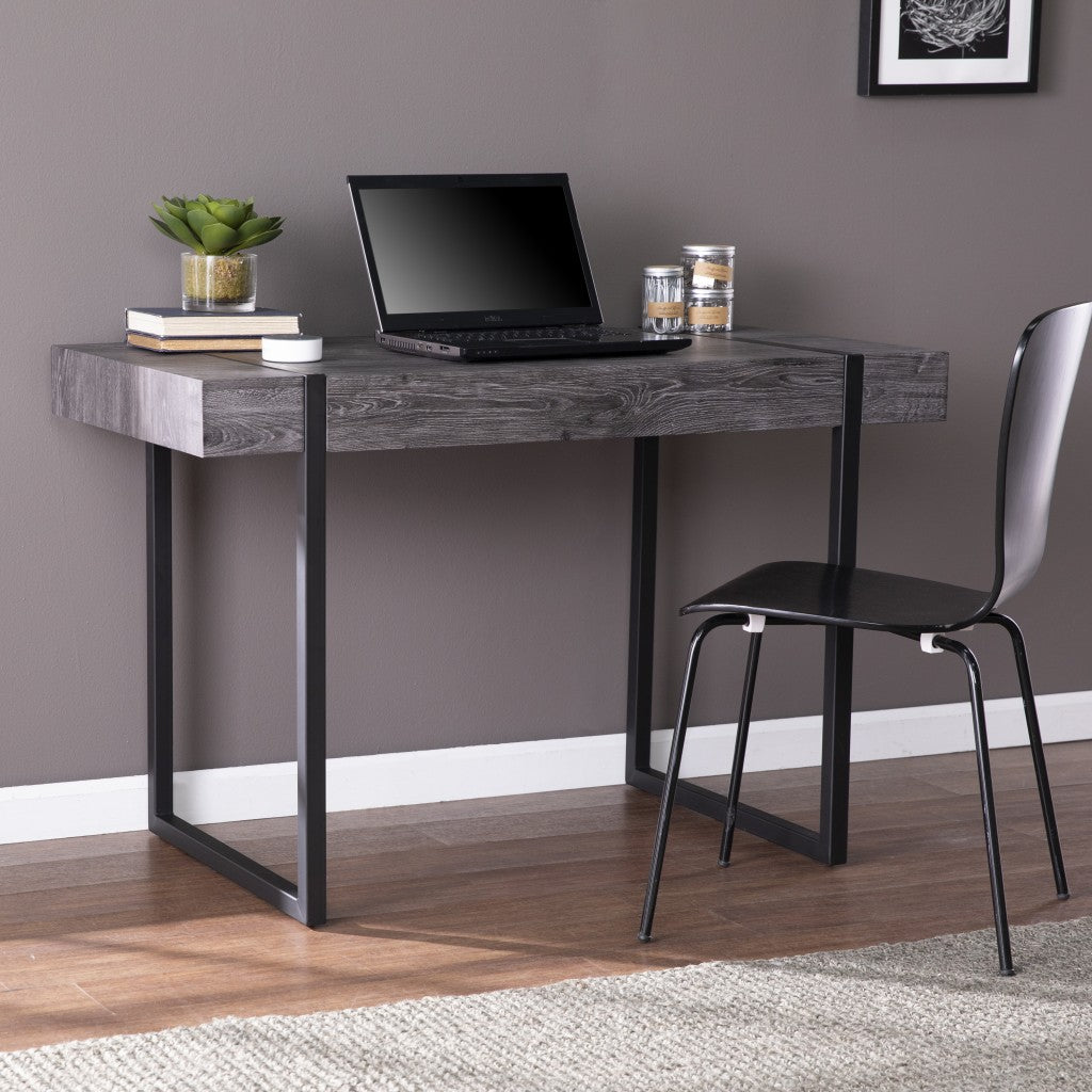 Charcoal Black Small Space Desk